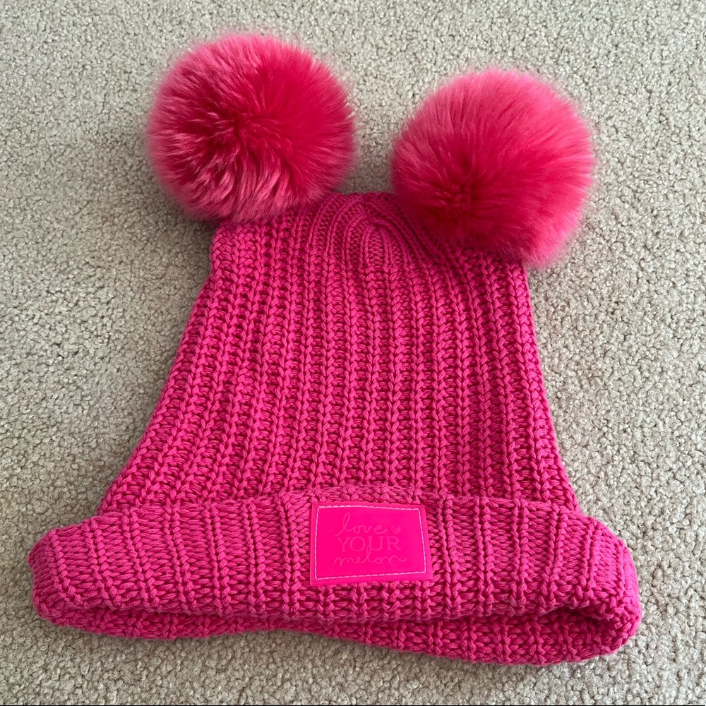 Love Your Melon Double Pom Hat